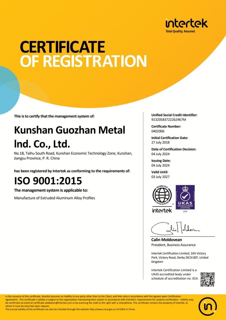 guozhanmetal-ISO9001